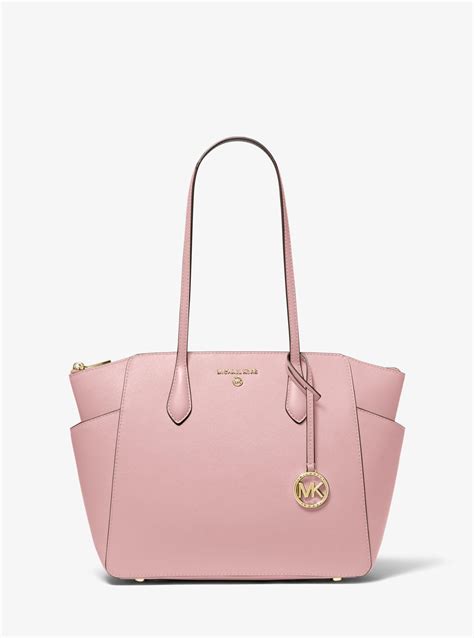 michael kors pink medium bag|Michael Kors medium saffiano bag.